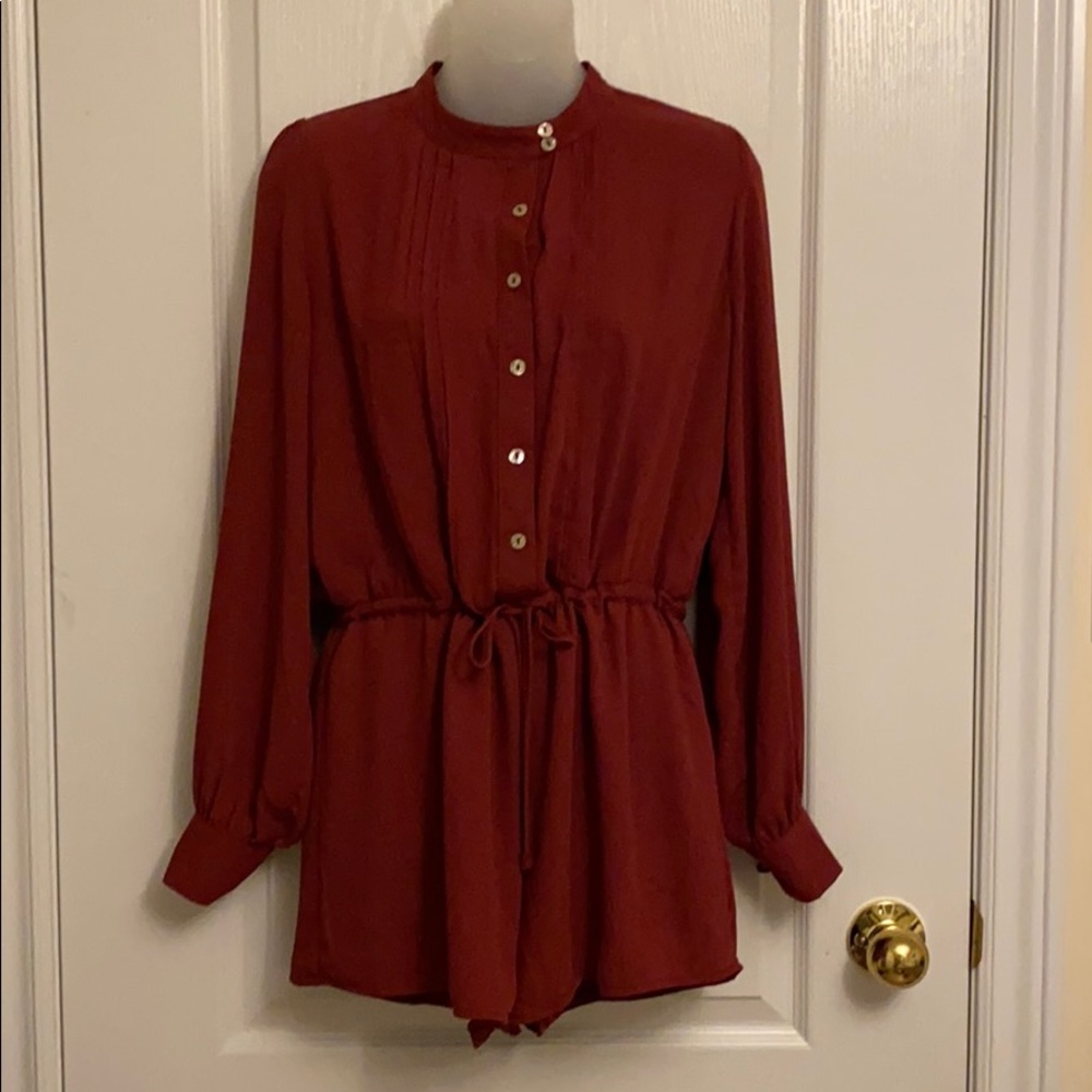 Cooperative button down Romper